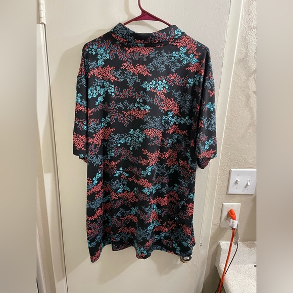 Under Armour Men's Playoff 3.0 Printed Golf Polo NWT 3 XL Size Floral Casual Fun - Picture 10 of 10